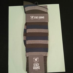 MEN'S STACY ADAMS FANCY DRESS SOCK.